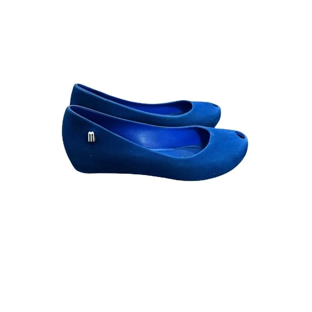 Melissa Girl’s Blue Flats Size 12
